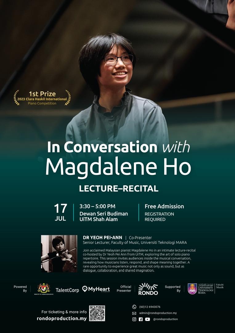 In Conversation with Magdalene Ho: Lecture-Recital