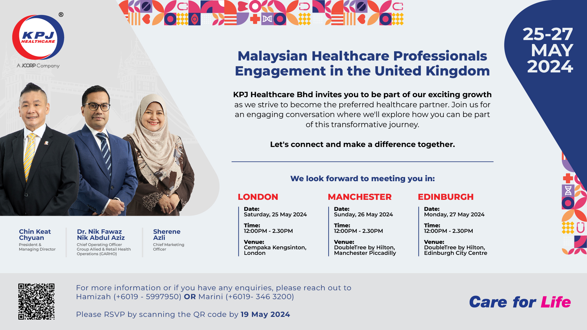 Malaysian Healthcare Professionals Engagement in Edinburgh