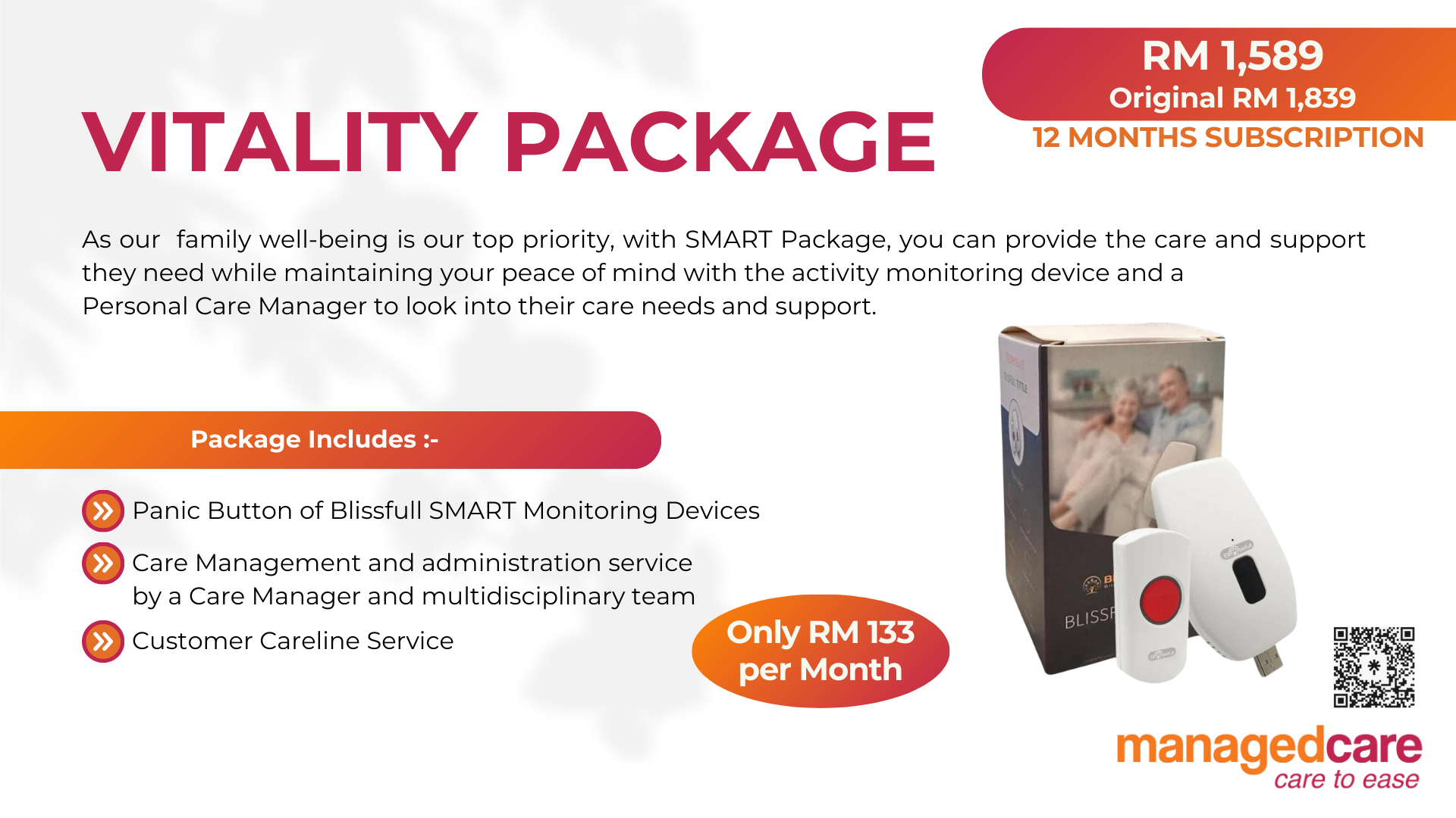 VITALITY Health Monitoring and Care Management Package