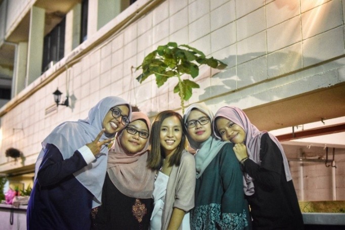 Chem night at USM during bachelor’s days in Penang